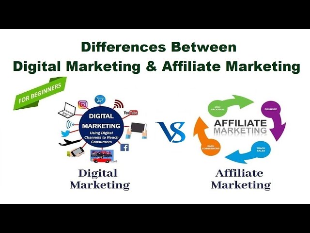 What is the Difference between Digital Marketing And Affiliate Marketing