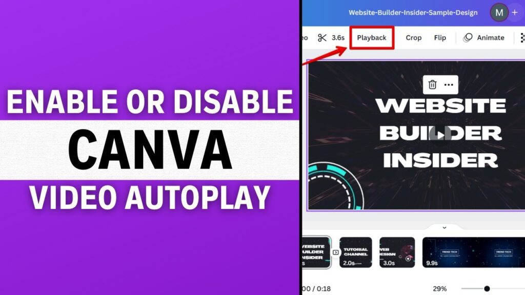 How to Stop Canva Videos from Automatically Playing