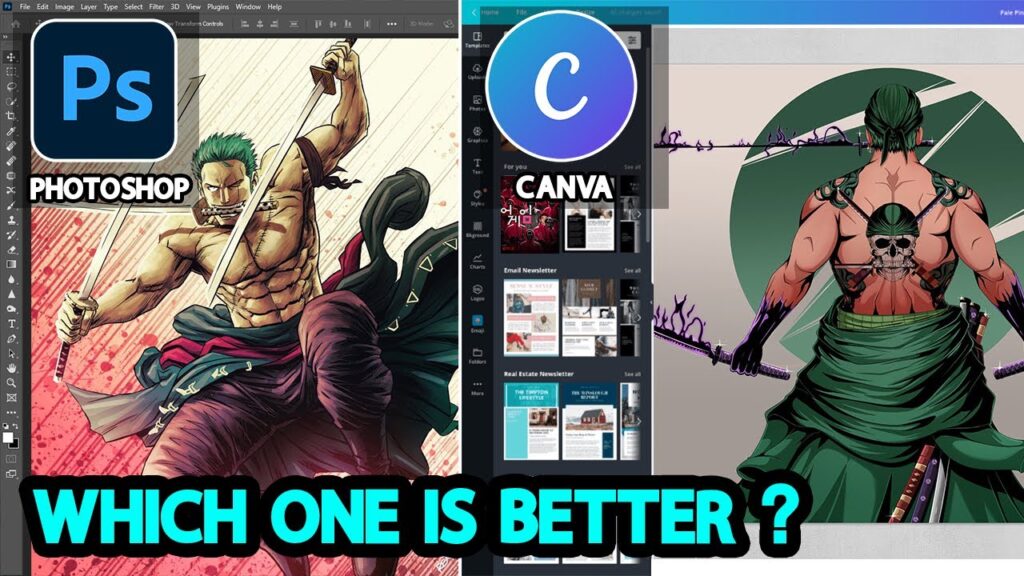 What is the Difference between Canva And Photoshop