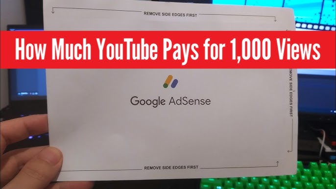 How Much Adsense Pay for 1000 Views on Youtube