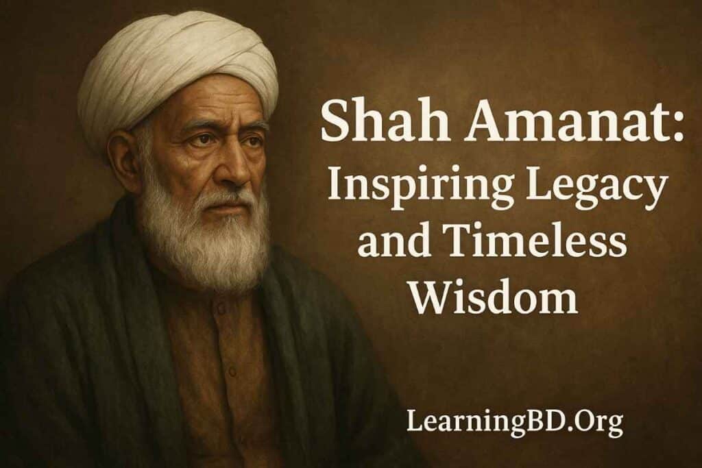 Shah Amanat: Inspiring Legacy and Timeless Wisdom Shah Amanat: Inspiring Legacy and Timeless Wisdom