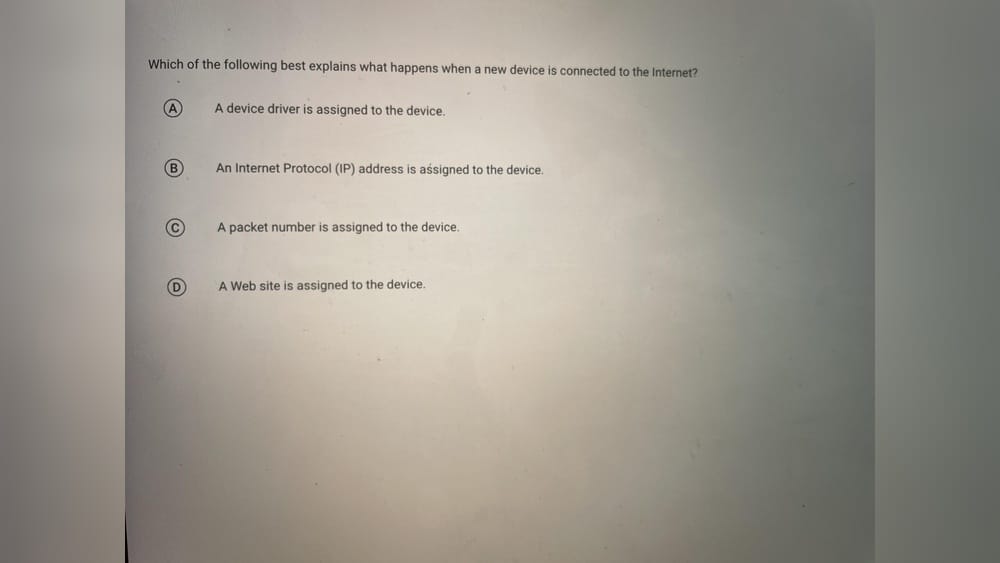 Which of the Following Best Explains What Happens When a New Device is Connected to the Internet? Unveiled! Which of the Following Best Explains What Happens When a New Device is Connected to the Internet? Unveiled!
