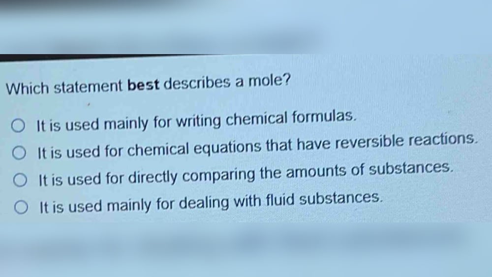 Which Statement Best Describes a Mole? Unlock Chemistry Secrets Which Statement Best Describes a Mole? Unlock Chemistry Secrets