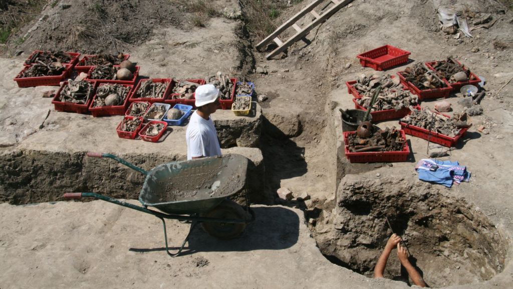 Romans unceremoniously dumped plague victims down a well, mysterious mass grave in Croatia suggest Romans unceremoniously dumped plague victims down a well, mysterious mass grave in Croatia suggest