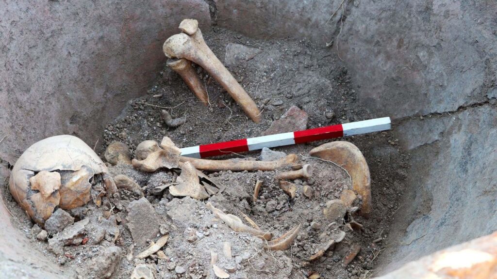 1,600-year-old skeleton found in a giant jar in Bulgaria may belong to Roman who hid there to escape enemy attack 1,600-year-old skeleton found in a giant jar in Bulgaria may belong to Roman who hid there to escape enemy attack