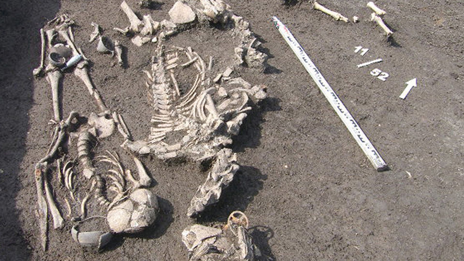 2,000-year-old burial found in Russia near a human sacrifice and a cup to ward off magical threats 2,000-year-old burial found in Russia near a human sacrifice and a cup to ward off magical threats