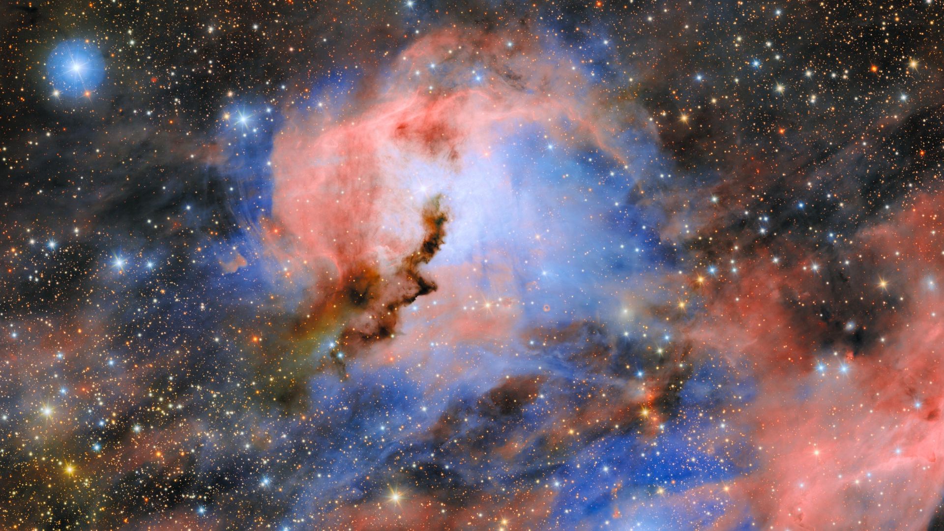 Vera C. Rubin Observatory locks eyes with sinister Seagull Nebula in long-awaited test image — Space photo of the week Vera C. Rubin Observatory locks eyes with sinister Seagull Nebula in long-awaited test image — Space photo of the week