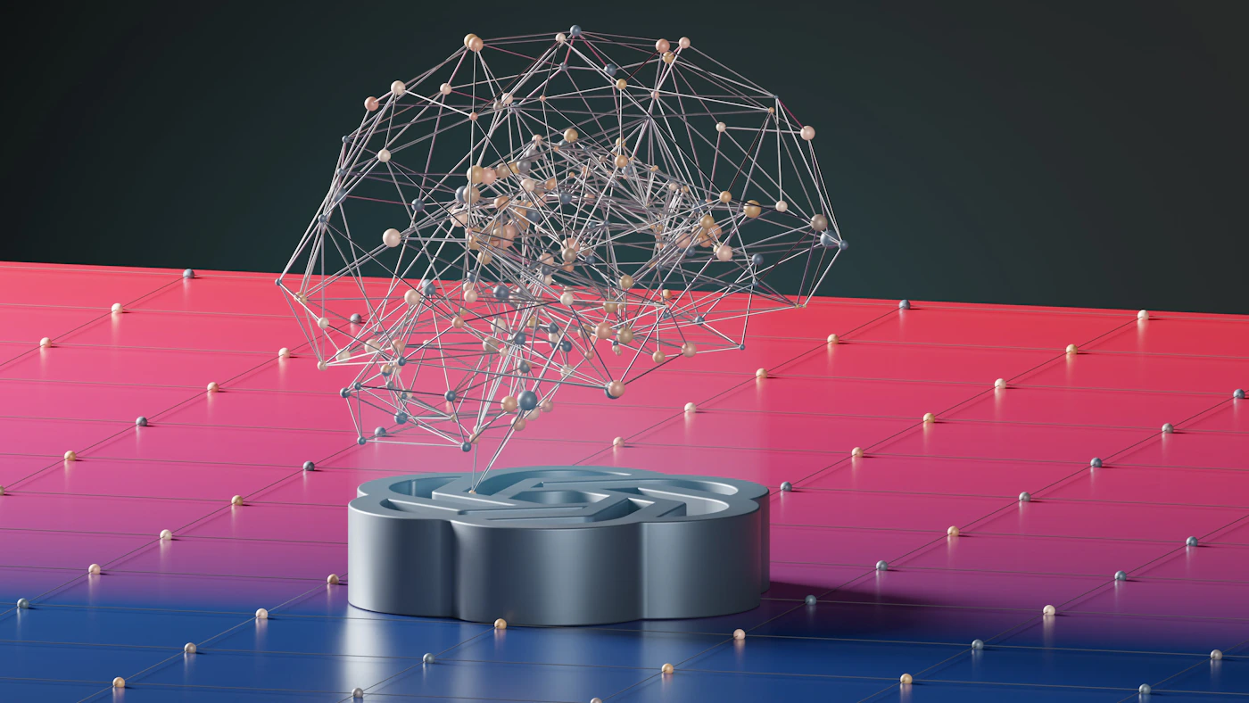 Abstract colored objects representing text tokens broken into smaller units